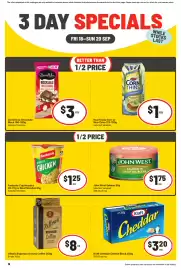 IGA catalogue Page 3: Darrell Lea Chocolate Block Selected Varieties €3,00