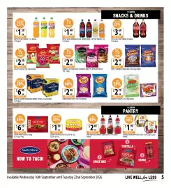 Supabarn catalogue week 38 Page 5: Darrell Lea Chocolate Liquorice Bullets, BB's and Twists €2,99