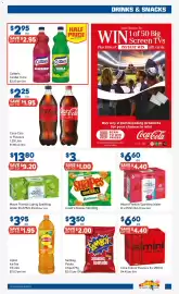 Foodland catalogue week 38 Page 15: Mount Franklin Lightly Sparkling Water €13,80, Samboy Potato Chips €3,50