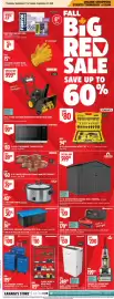 Canadian Tire flyer Page 1: Arrow outdoor metal storage shed charcoal €399,99