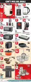 Canadian Tire flyer Page 6: Paderno 12-pc stainless-steel cookset €249,99