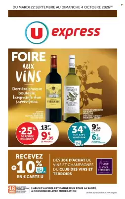 U Express | Foire aux Vins (valable jusqu'au 4-10)