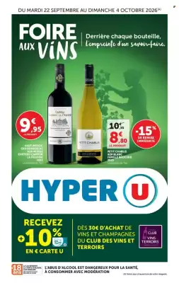 Hyper U | Foire aux vins (valable jusqu'au 4-10)