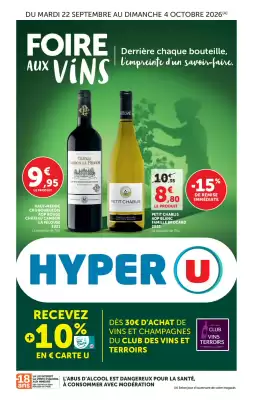 Hyper U | Foire aux vins (valable jusqu'au 4-10)
