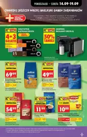 Biedronka gazetka tydzień 38 Strona 3: Kawa ziarnista Tchibo Exclusive €49,99, Kawa ziarnista Lavazza Crema e Gusto €69,99