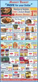 Market Basket weekly ad week 38 Page 1: Market Basket Peeled & Deveined Shrimp €14,89, Hostess cupcakes €5,00