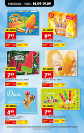 Biedronka gazetka tydzień 38 Strona 4: Lody Marletto €7,99, Lody Algida €9,99