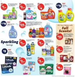 Family Dollar weekly ad week 38 Page 9: Snuggle liquid fabric softener €9,00, Tide liquid or pods €4,00