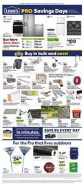 Lowe's weekly ad Page 2: Project Source Bath and Kitchen Faucets & Hardware