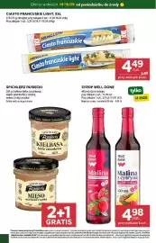 Stokrotka gazetka Strona 4: Syrop Well Done malina z cytryną €4,98, Ciasto francuskie light €4,49