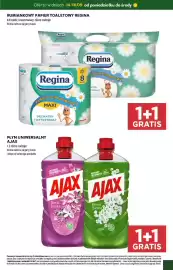 Stokrotka gazetka Strona 5: Płyn uniwersalny Ajax €9,99, Papier Rumiankowy Regina