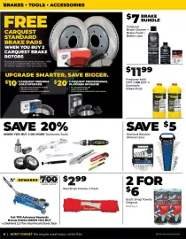 Advance Auto Parts flyer Page 6: Prestone max brake fluid €11,99, Red Shop Towels €2,99