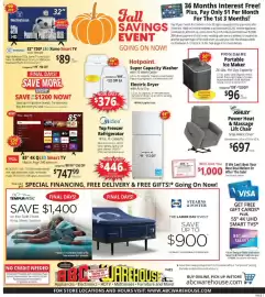 ABC Warehouse weekly ad week 38 Page 1