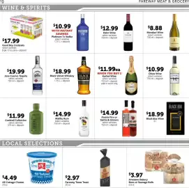 Fareway weekly ad week 38 Page 10: Jose Cuervo Tequila €19,99, Korbel Wine €11,99