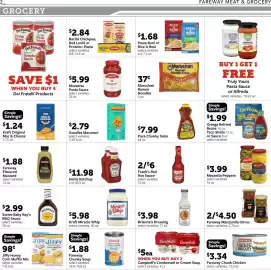 Fareway weekly ad week 38 Page 2: Mezzetta Peppers €3,99, Ortega Refried Beans €1,99