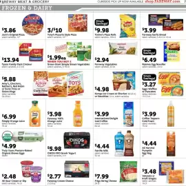 Fareway weekly ad week 38 Page 7: Tyson Family Pack Chicken €13,94, Fareway cream cheese €2,77