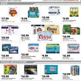 Fareway weekly ad week 38 Page 9: Yuengling Flight €15,99, Michelob Ultra €20,99