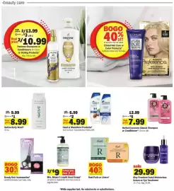 Meijer weekly ad week 38 Page 27: Herbal Essences Classic Shampoo or Conditioner €7,99, Mrs. Meyer's Liquid Hand Soaps €9,00