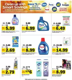 Meijer weekly ad week 38 Page 30: Purex liquid laundry detergent €6,99, Persil liquid laundry detergent €8,99