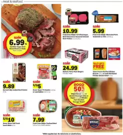 Meijer weekly ad week 38 Page 5: Oscar Mayer P3 Snacks €5,00, Hormel Fully Cooked Beef Entrée €9,89