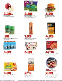 Hy-Vee weekly ad week 38 Page 2: Tombstone, DiGiorno Classic, Jack's rising crust pizza or cheesy pizza dippers €2,99