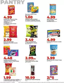 Hy-Vee weekly ad week 38 Page 20: Snack Factory Pretzel Crisps €3,99, Takis rolled tortilla chips €2,99