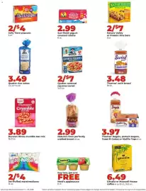 Hy-Vee weekly ad week 38 Page 21: Thomas' bagels, protein bagels, Toast-R-Cakes or Muffin Tops €3,97