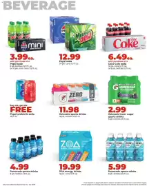 Hy-Vee weekly ad week 38 Page 28: Diet Coke €6,49, Pepsi soda €12,99