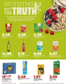 Hy-Vee weekly ad week 38 Page 34: Nothing But The Truth vinegar €3,19, Siete taco shells or enchilada sauce