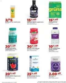 Hy-Vee weekly ad week 38 Page 37: Elderberry Queen supplements, Reebok dietary supplements
