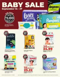 Hy-Vee weekly ad week 38 Page 41: Huggies snug & dry diapers €23,22, Huggies snug & dry diapers €34,99