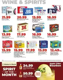Hy-Vee weekly ad week 38 Page 43: Coors or Miller €21,99, Pabst Blue Ribbon €18,99