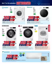 Volantino Trony Pagina 6: Indesit lavatrice mtwc71296w €229,00, Hisense lavatrice wf1i9042bwp2a €299,00