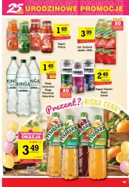 Gram Market gazetka tydzień 38 Strona 14: Napój Vitamin Boost Oshee Collagen €2,49, Sok Tymbark jabłko 100% €3,99