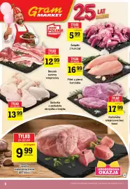 Gram Market gazetka tydzień 38 Strona 3: Łopatka wieprzowa extra bez kości €9,99, Golonka z podudzia skrzydła z indyka €13,99
