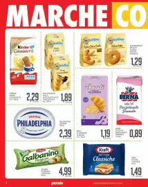 Volantino Supermercati Piccolo Pagina 2: Philadelphia Original €2,39, Kraft Fettine Classiche €1,49