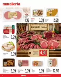 Volantino Supermercati Piccolo Pagina 8: AIA Salsicce con pollo, tacchino e suino €3,99, Coppia di cosce di pollo €2,99