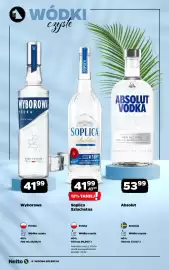 Netto gazetka | Alkohole Strona 4: Wódka czysta Soplica Szlachetna €41,99, Wódka czysta Absolut €53,99
