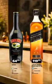 Netto gazetka | Alkohole Strona 7: Whisky Johnnie Walker Black Label 12 YO €119,99, Likier Baileys €64,99