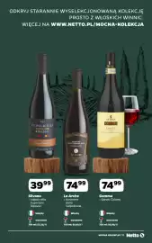 Netto gazetka | Alkohole Strona 11: Wino czerwone wytrawne Le Arche Amarone della Valpolicella €74,99