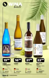 Netto gazetka | Alkohole Strona 6: Wino białe Landen Liebfraumilch €15,99, Wino bezalkoholowe My Secret Riesling €22,99