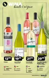 Netto gazetka | Alkohole Strona 9: Wino białe The Wine Stones Marlborough Sauvignon Blanc €29,99, Wino Carlo Rossi €21,99