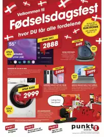 Punkt1 tilbudsavis Side 1: Lenovo Ideapad Slim 3 15.6" Bærbar 82X700KJMX €2.699,00, Nilfisk støvsuger €649,00