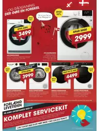 Punkt1 tilbudsavis Side 3: Bosch vaskemaskine eller tørretumbler €3.999,00, AEG tørretumbler €3.499,00