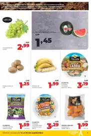 Folleto Alimerka semana 38 Página 7: Platano de canarias €1,99, Florette - primeros brotes classics €1,59