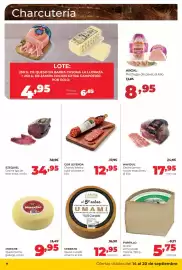 Folleto Alimerka semana 38 Página 8: Portillo - queso semicurado mezcla €5,75, Ezequiel - cecina igp de leon extra €34,95