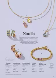 Folleto Yanbal Página 35: Gargantilla nordia €48,00, Aros nordia blu €36,00