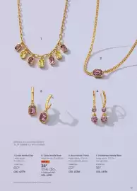 Folleto Yanbal Página 39: Aros nordia cristal €22,00, Yanbal - pendientes nordia rosé €18,00