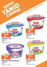 E.Leclerc gazetka tydzień 38 Strona 10: Śmietana 18% Mlekovita €2,59, Śmietana 12% Mlekovita €2,39