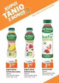 E.Leclerc gazetka tydzień 38 Strona 4: Jogurt pitny Activia bez cukru Danone €3,59, Jogurt pitny Activia zboża Danone €3,49